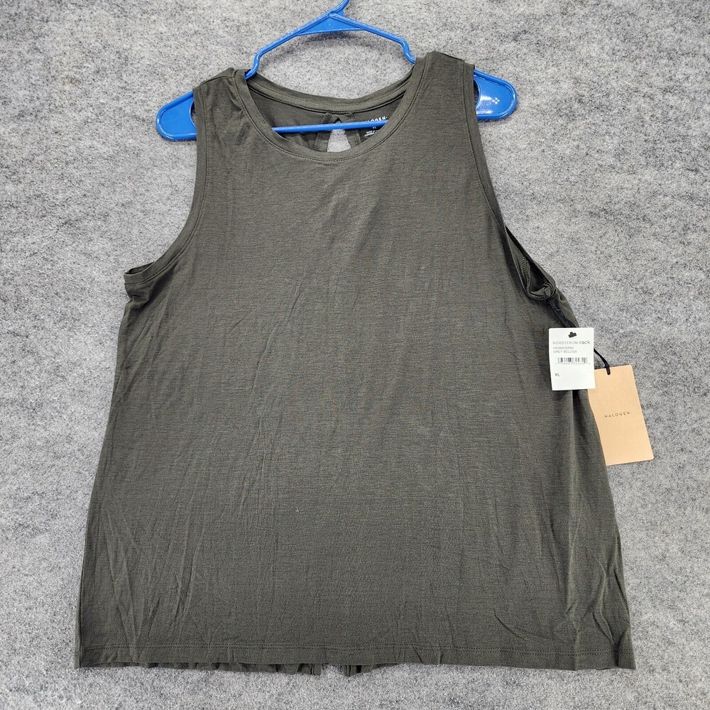 Halogen Tank Top Womens XL Green Sleeveless